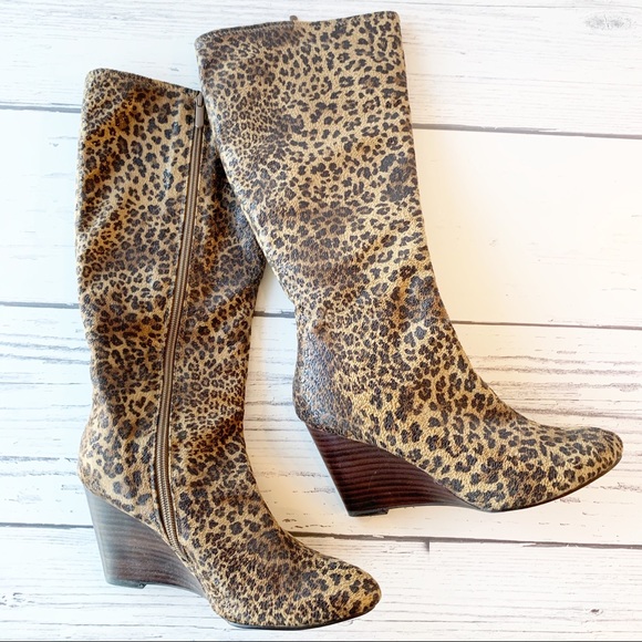 BP Nordstrom Animal Print Boots - Picture 1 of 5